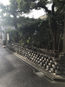 外塀ビフォー